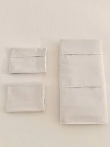 Ensemble de housse de couette beige taille twin, queen, king. Ensemble de literie style boho chic avec décoration de rayures ajourées. 3 pièces en microfibre super douce, 1 housse de couette avec fermeture éclair, 2 taies d'oreiller. Sans couette, cadeau idéal pour femmes et hommes