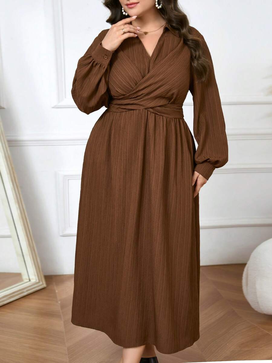 Shein Vestidos Fiesta Grandes Vestido De Talla Grande Para Mujer