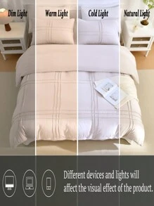 Beige Duvvet Cover Beige Striped Geometric Bedding Boho Twin Queen King Size Boho Shabby Chic Bedding Set 3 Pcs Super Soft Light Microfiber Duvet Cover 1 Duvet Cover With Zipper 2 Pillowcases No Comforter Gifts For Women&Men