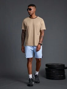 Manfinity Sport Corelite 男友风男士休闲松紧腰宽松运动短裤