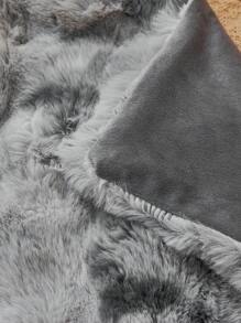 1 vỏ gối lông thỏ giả trang trí màu xanh lá cây xám không có ruột, vỏ gối bằng vải nỉ hiện đại có khóa kéo cho gia đình, cho ghế sofa, phòng khách - Nhiều màu - Xem 6