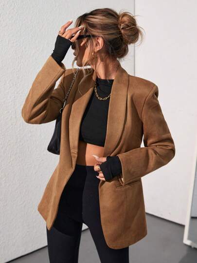 Aveloria Modichic 纯色时尚通勤 OL 办公室女士设计西装外套