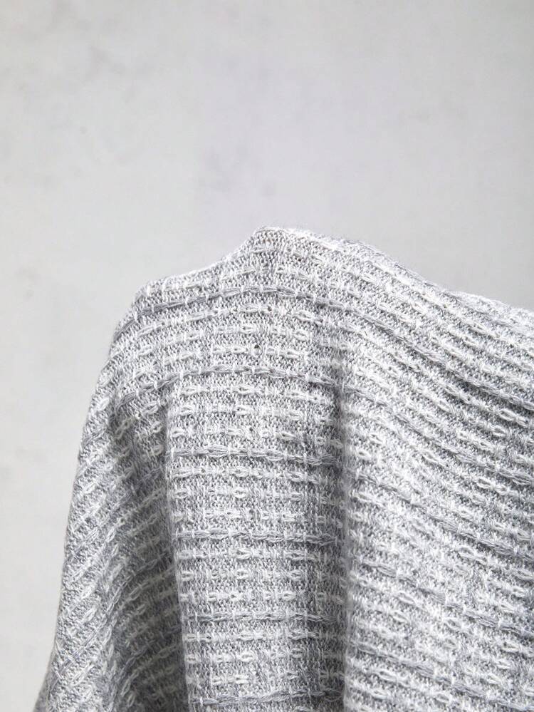 Maglione casual da uomo con vestibilità ampia, a mezza chiusura lampo, a maniche raglan, adatto per l'autunno e l'inverno