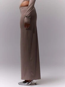 MUSERA Fitted Maxi Skirt Elegant Spring Summer Sexy