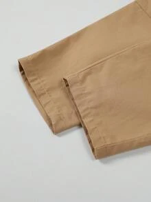 SHEIN Bộ 2 quần áo nỉ in hình động vật hoạt hình thoải mái, phong cách đa năng, mềm mại dày cho bé trai, thích hợp mặc hàng ngày, đi học, ngoài trời, thể thao, mùa thu đông, quần áo mùa thu - Nhiều màu - Xem 4