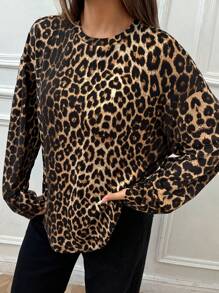 SHEIN EZwear White Asymmetrical Neck Twist Detail Long Sleeve Fitted T-Shirt, Autumn/Winter