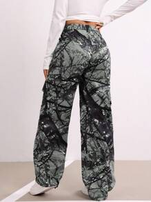 StreetHx 女士超酷迷彩工装裤 - 彩色 - 查看 2