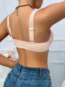 性感前开扣蕾丝内衣，提升和增强胸围，可调节支撑