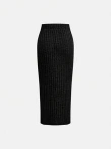 3pcs/Set Tween Girls Knitted Skirt - Multicolor - View 8