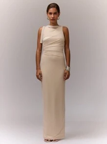 MUSERA 性感网纱长裙，优雅春夏度假派对薄纱