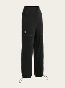 In My Nature 女士户外休闲城市通勤徒步裤 - 黑色 - 查看 2