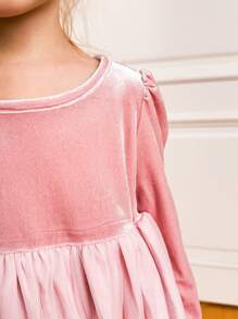 PrepCrw Vestido tejido de manga larga holgado con estilo académico de bloques de color para niñas jóvenes en otoño/invierno, de vuelta al colegio