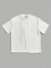 Forever 21 男式白色超大号数字印花 T 恤 - 白色 - 查看 3
