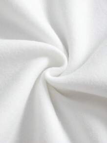 INAWLY Women's Slogan Print Round Neck Drop Shoulder Long Sleeve Casual Sweatshirt, Autumn/Winter,Long Sleeve Tops Pullover Fall - White - View 5