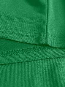 Manfinity Mode Men's Casual Letter Print Short Sleeve Polo Shirt For Work