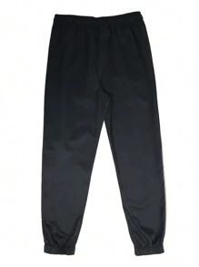 Manfinity Homme Pantaloni de jogging casual pentru bărbați, cu șnur în talie, cu buzunar