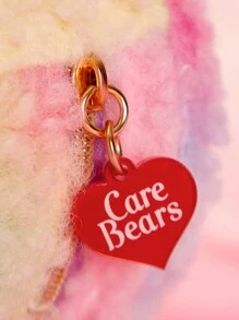 SHEIN X Care Bears 可爱双色熊刺绣毛绒首饰收纳盒，礼物 - 彩色 - 查看 6
