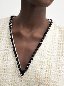 BizChic 女士时尚无袖迷你连衣裙，秋季优雅连衣裙秋季女士服装 - 杏色 - 查看 6