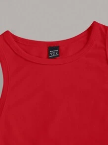 SHEIN EZwear Set de 2 tops de tirantes cortos y ajustados para mujer, sexy y adecuado para el verano