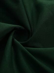 Manfinity Roghcode 男士时尚拼色印花抽绳腰运动裤 - 墨綠色 - 查看 6
