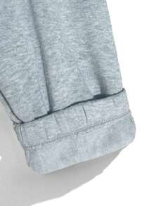 Manfinity Homme Men's Drawstring Waist Cargo Pocket Jogger Sweatpants , Joggers,Back To School Clothes - Multicolor - View 3