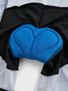 Manfinity Riding Polka Dot Muster Lässig Fitness Radfahren Shorts Bikeshorts