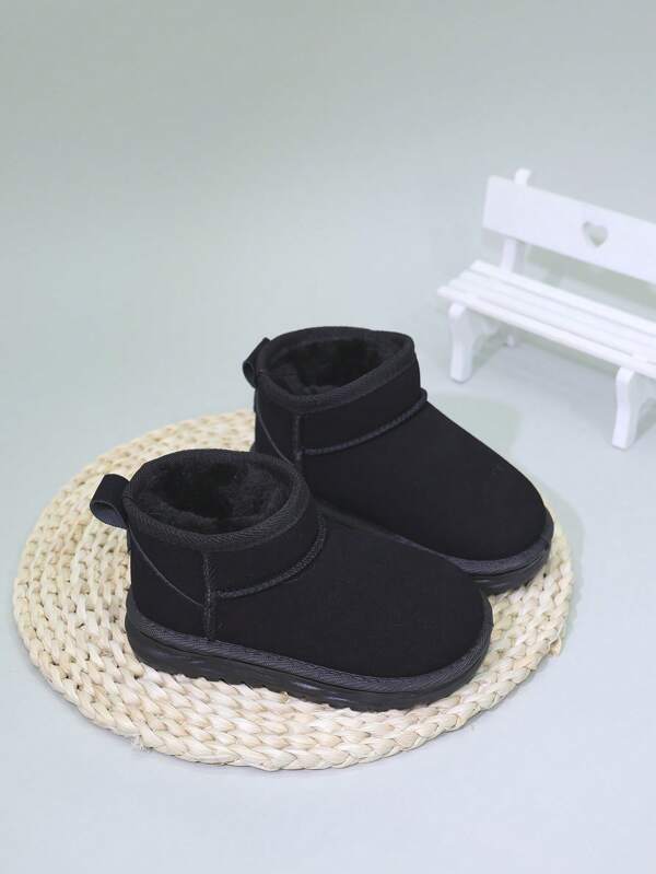 Kinderschnee Stiefel, Neuankömmling Herbst & Winter, warm gefüttert mit Plüsch, dicke Sohle, für Jungen & Mädchen, Kleinkind und Vorschule