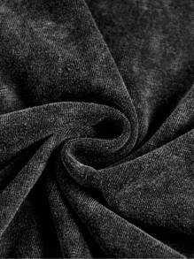 ROMWE MEN Street Life 男士休闲雪花图案印花短袖 T 恤，适合春夏季、学校