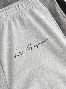 3 件套 Tween 女童针织喇叭裤，印有城市名称，休闲基本款