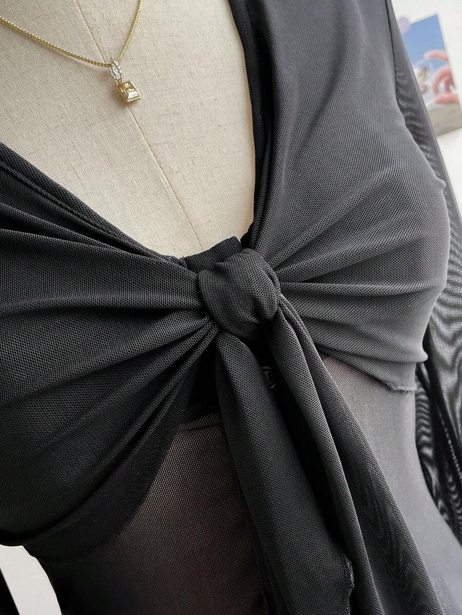 SHEIN WYWH SHEIN WYWH Plus Size Women's Autumn Vacation Graduation