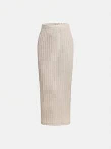 3pcs/Set Tween Girls Knitted Skirt - Multicolor - View 9