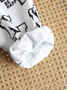 SHEIN 2 件套 Tween Boy 休闲编织纯色字母印花 Polo 领衬衫和踝长裤套装