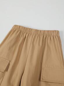 SHEIN Bộ 2 quần áo nỉ in hình động vật hoạt hình thoải mái, phong cách đa năng, mềm mại dày cho bé trai, thích hợp mặc hàng ngày, đi học, ngoài trời, thể thao, mùa thu đông, quần áo mùa thu - Nhiều màu - Xem 3