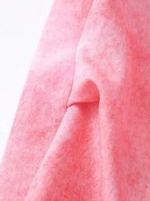 SHEIN Explorewe Fashion Pink Letter Embroidered Flared Pants For Tween Girls - Pink - View 5