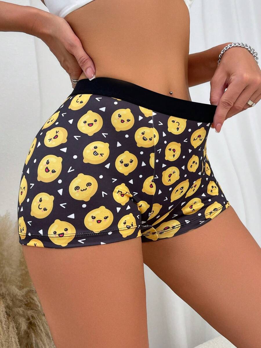 1pc Cute & Sweet Women Casual Plain Panty