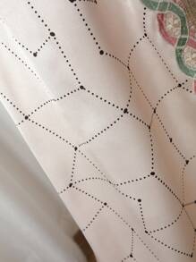 SHEIN Explorewe 2pcs Long Headscarf And Robe Set - White - View 4