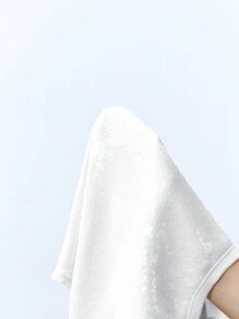 Maija Damski, brokatowy, patchworkowy, okrągły dekolt, swobodny top, nowoczesny miejski design, lato