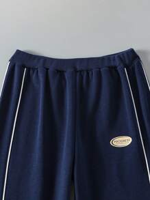 SHEIN Explorewe 2pcs/Set Teen Girls Casual Zip Up Hoodie Outfit