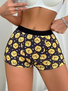 1pc Cute & Sweet Women Casual Plain Panty
