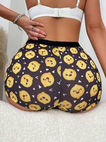 1pc Cute & Sweet Women Casual Plain Panty