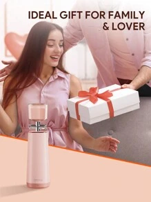 JMMO 面部喷雾，无线喷枪套装氧气面部喷雾 800mAh，便携式化妆喷枪，用于面部身体补水，护肤工具，美容和个人护理必备工具圣诞礼物，秋冬假期必备品露营度假必需品度假配件，露营用品 800mAh 电池容量 - 粉色 - 查看 7