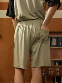 Gym Rark Boyfriend Style Men's Letter Print Vest And Shorts Sports Suit,Gym Clothes Jersey Gym Set Workout Set - Green - View 8