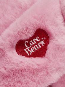 SHEIN X Care Bears Women's 3D Bear Rainbow & Cute Star Decor Plush Indoor Slippers, Gifts Spring Shoes Spring Break Easter