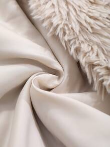 DAZY Women's Casual Everyday Warm Fuzzy Front Open Waistcoat Jacket, Autumn Winter,Fleece Lined Vest