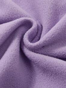 Manfinity Hypemode Men's Sherpa Lined Zip Up Jacket - Purple - View 7