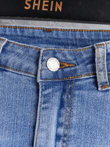 SHEIN Tween Boy 破洞休闲牛仔裤