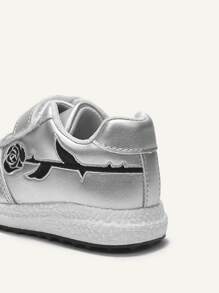 Rose Gold Flat Sneakers For Baby Toddlers - Multicolor - View 6