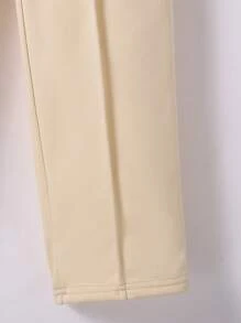 Teen Boys Streetwear Knit Sweatpants - Apricot - View 3