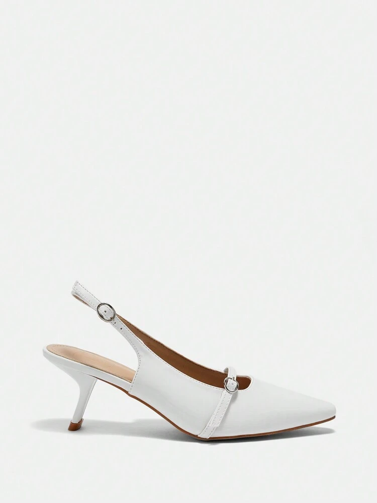 CUCCOO BIZCHIC Tacones de aguja con tira de tobillo, Zapatos de estilo elegante y casual para mujer, Nuevos modelos 2024