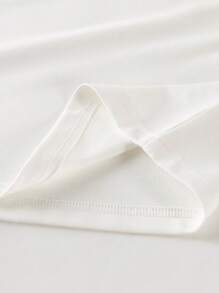 Manfinity EMRG 男士 T 恤、趣味 T 恤、秋季图案 T 恤、图案男士 T 恤 - 白色 - 查看 3